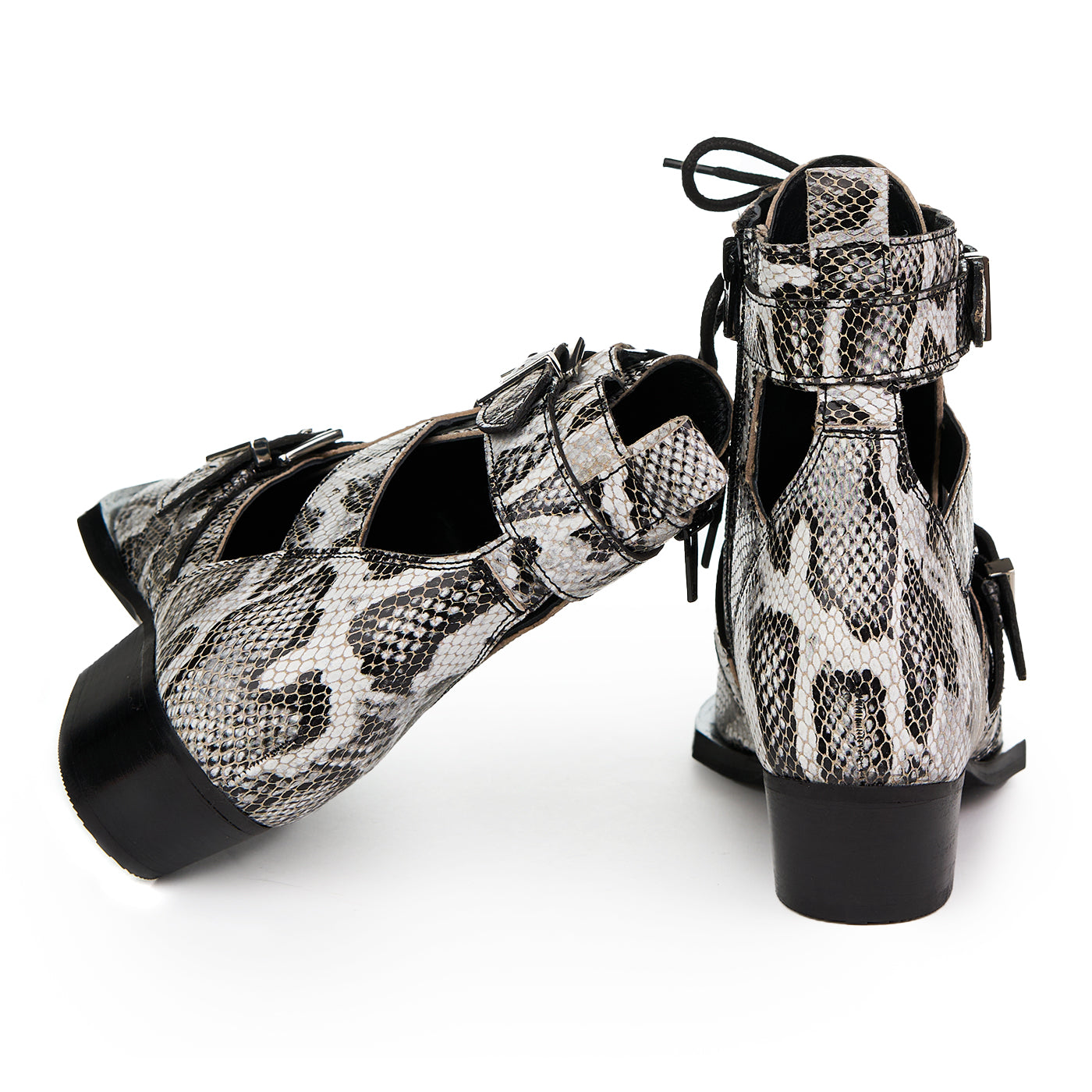 Bronx Jacky Jo Ankle Stivali fatti di vera pelle Zln 0748