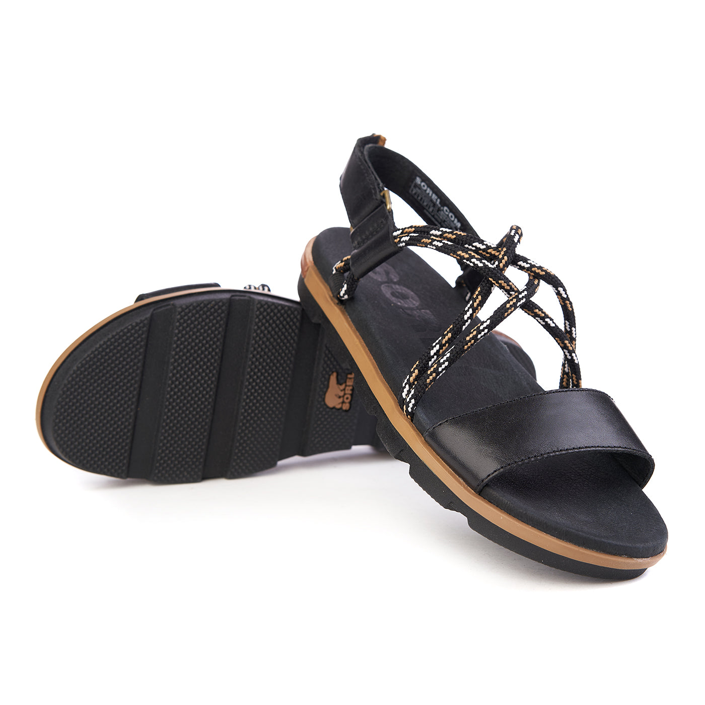 Sandali Sorel sirpeda in pelle naturale zln 0396