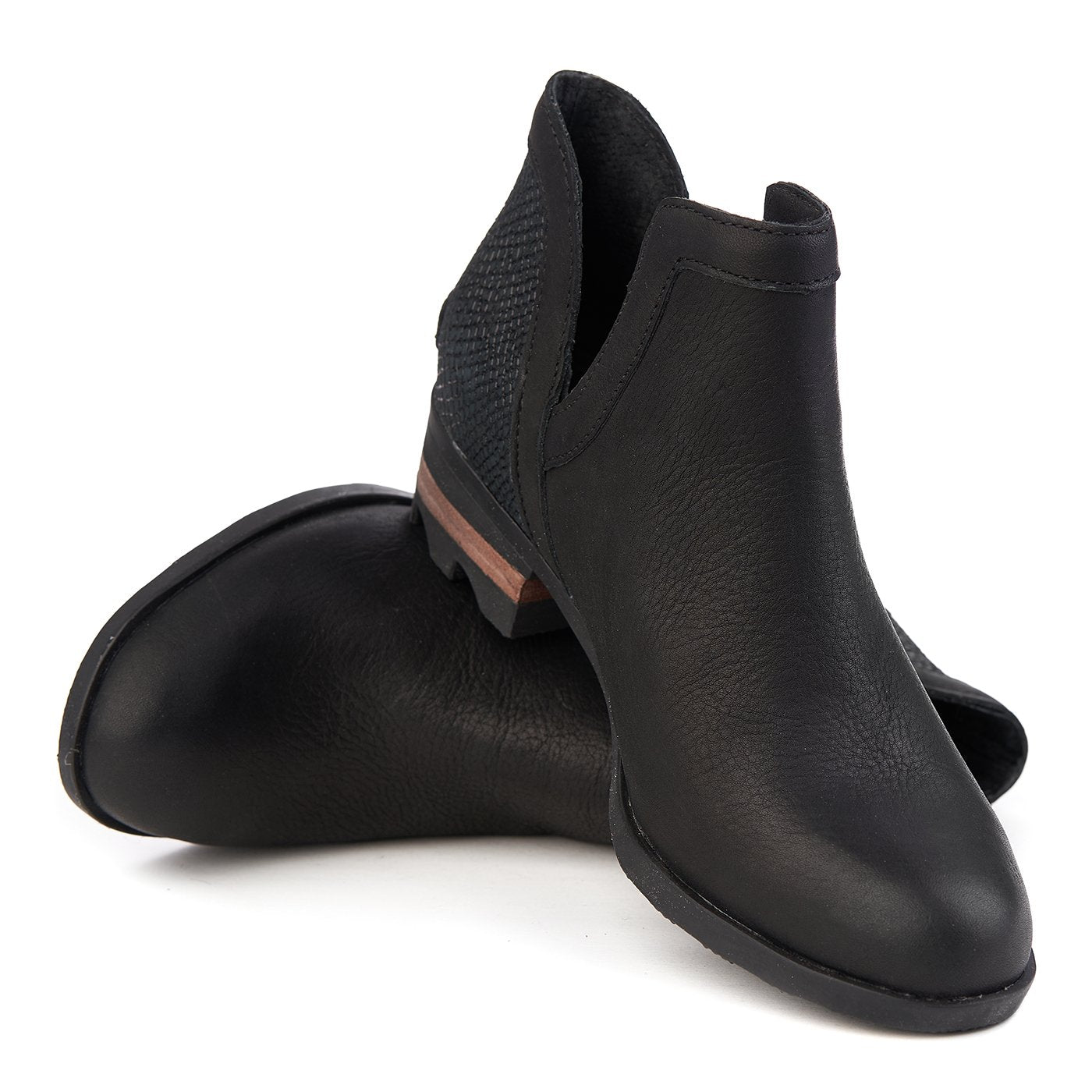 Sorel Lolla Botas de corte de cuero natural ZLN 0399