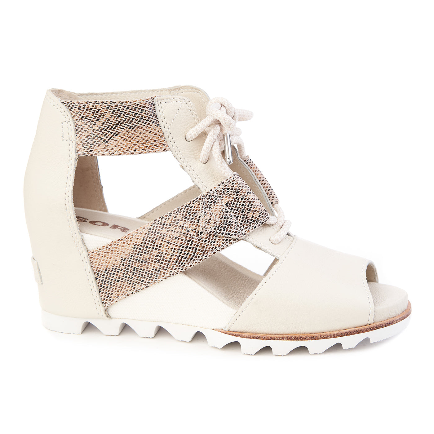 Sandali Sorel Joanie Lace Natural in pelle Zln 0406