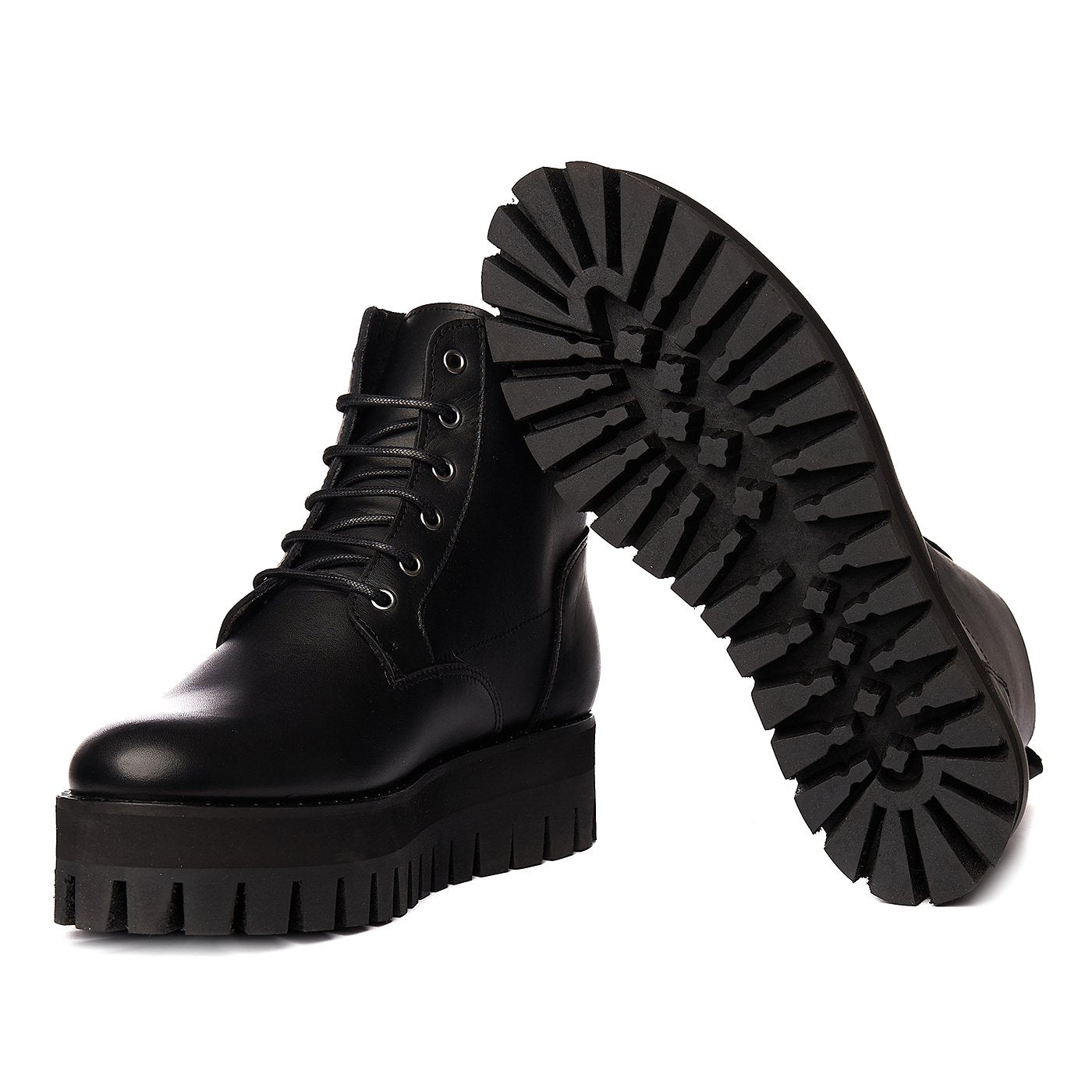 Stivali di pera inverno bufalo realizzati in vera pelle Zln 0204