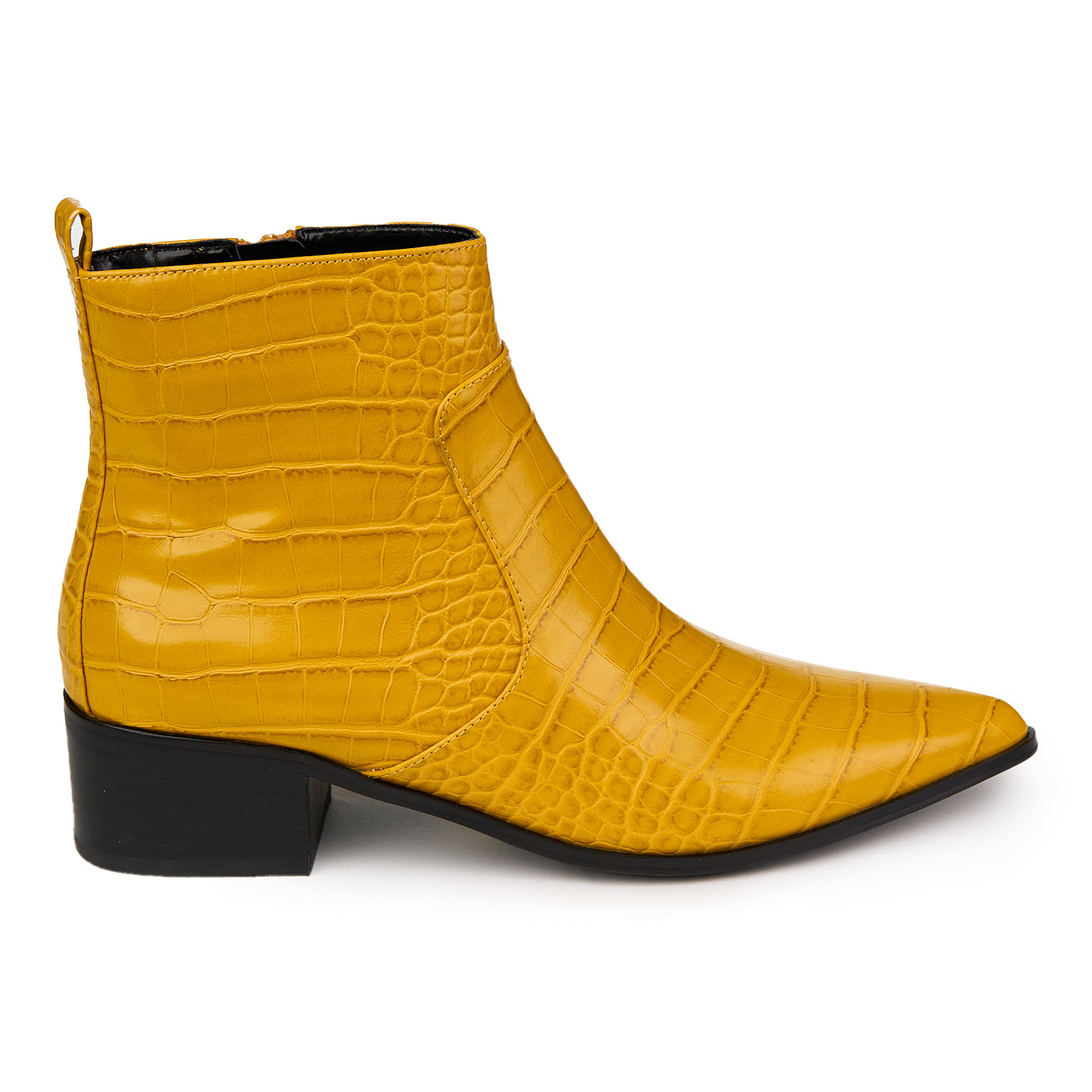 Buffalo London Fiona Mustard Boots Zln 0751