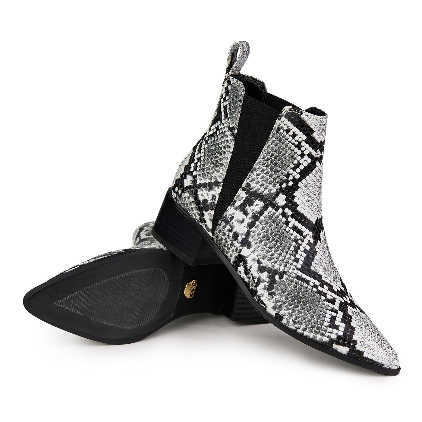 Buffalo London Ciocate Alt Finola Black/White ZLN 0750