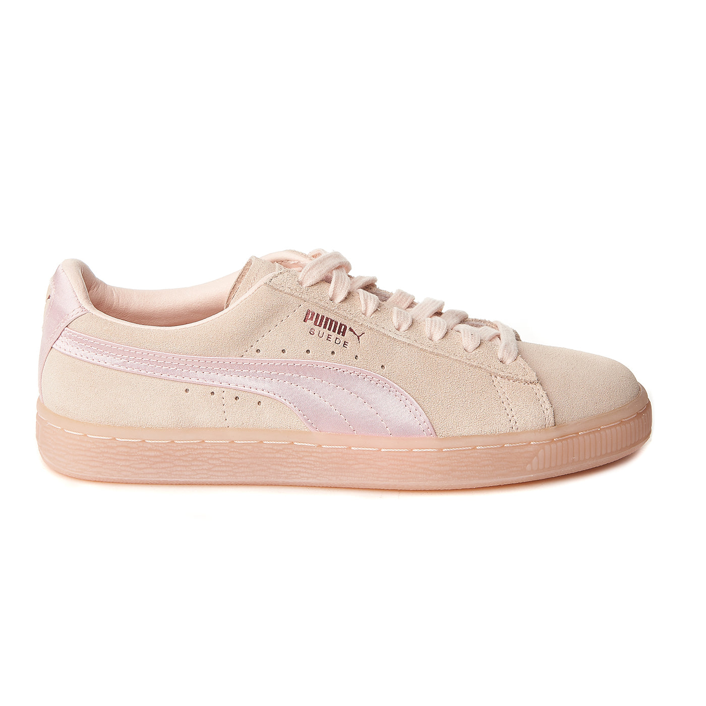 Puma camurça clássica cetim 'rosa ouro wmns zln 0328