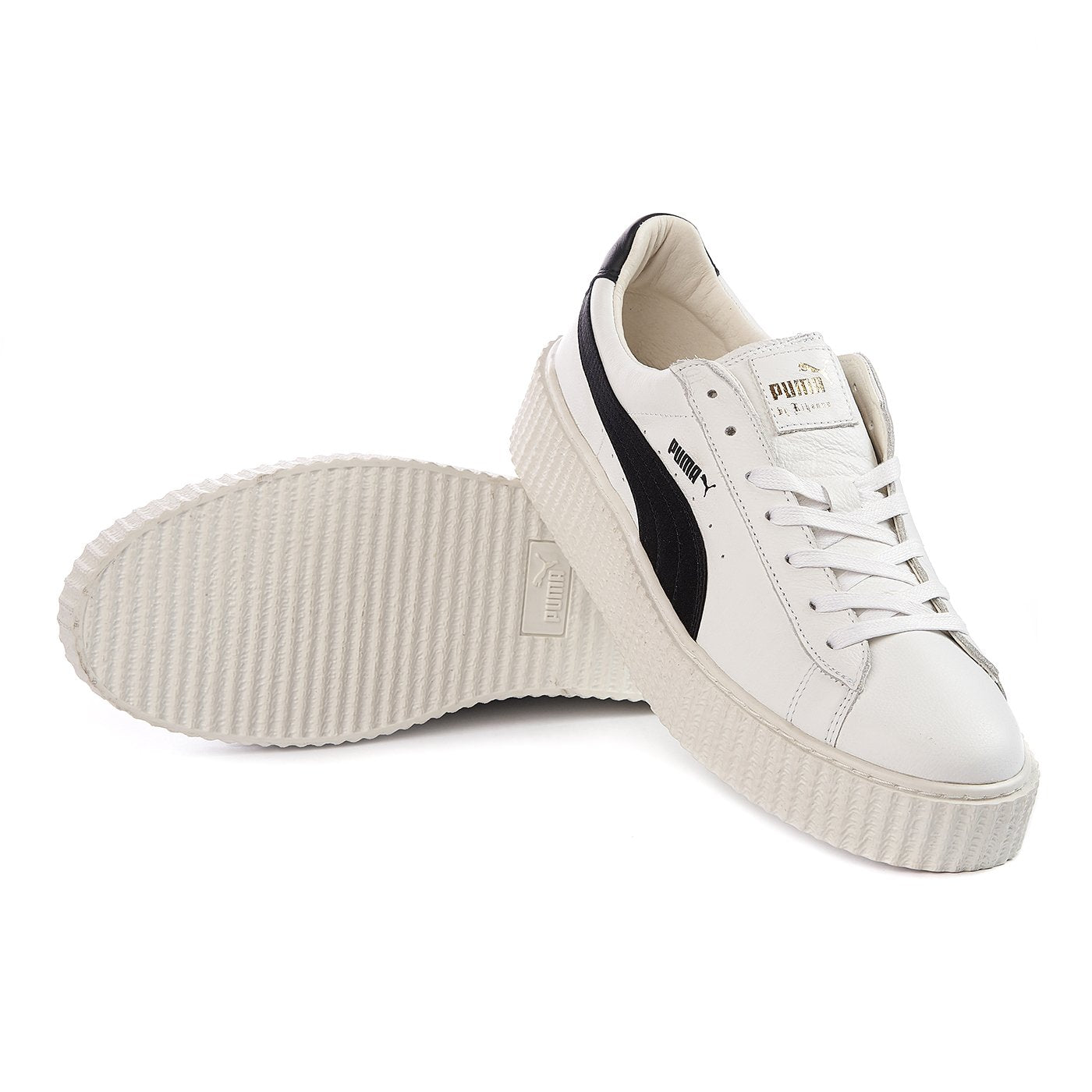 Pumamen's flatform leather creeper fenty x puma zln 0143 sports shoes