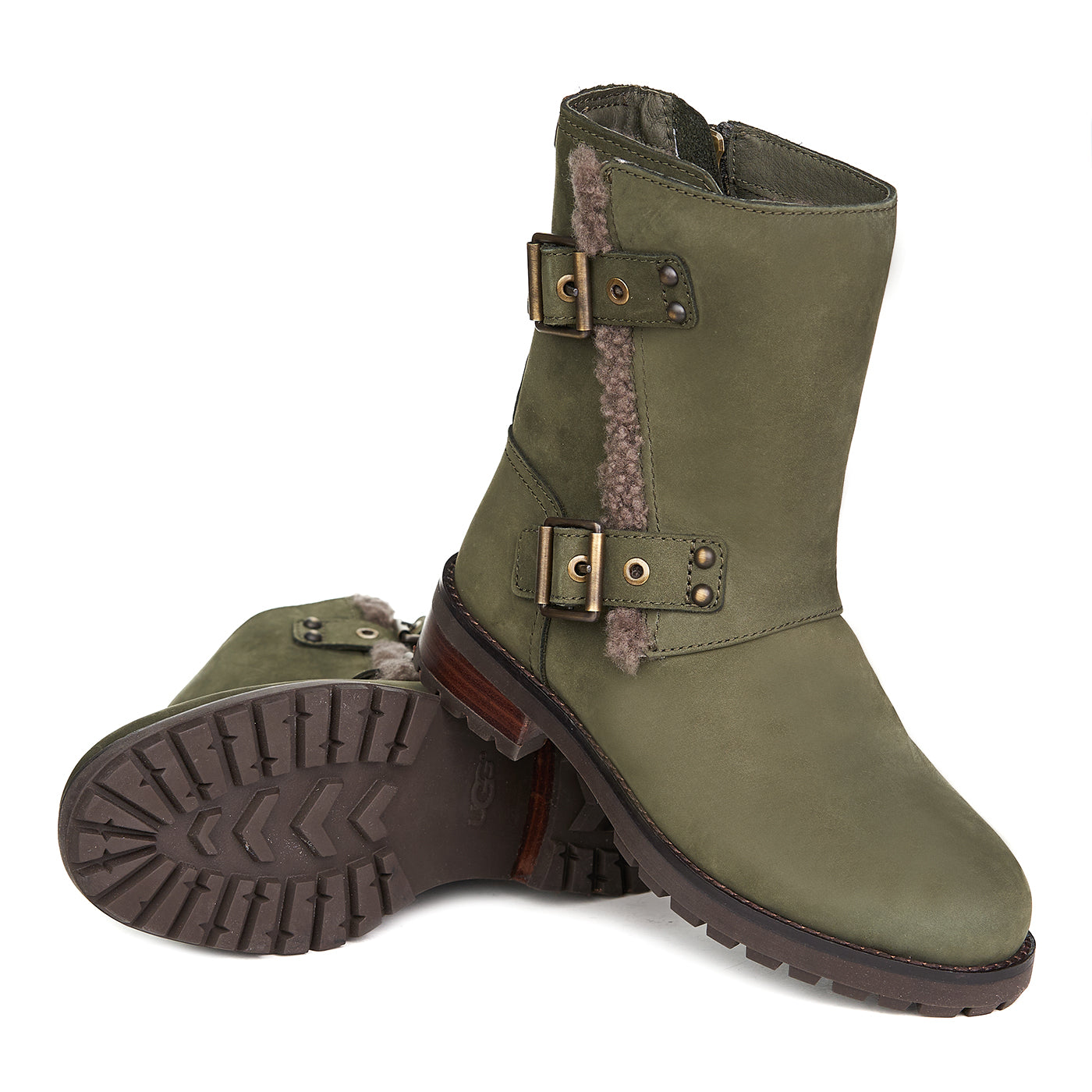 Ugg Niels/SLA -stövlar naturligt läderfodrade ZLN 0577