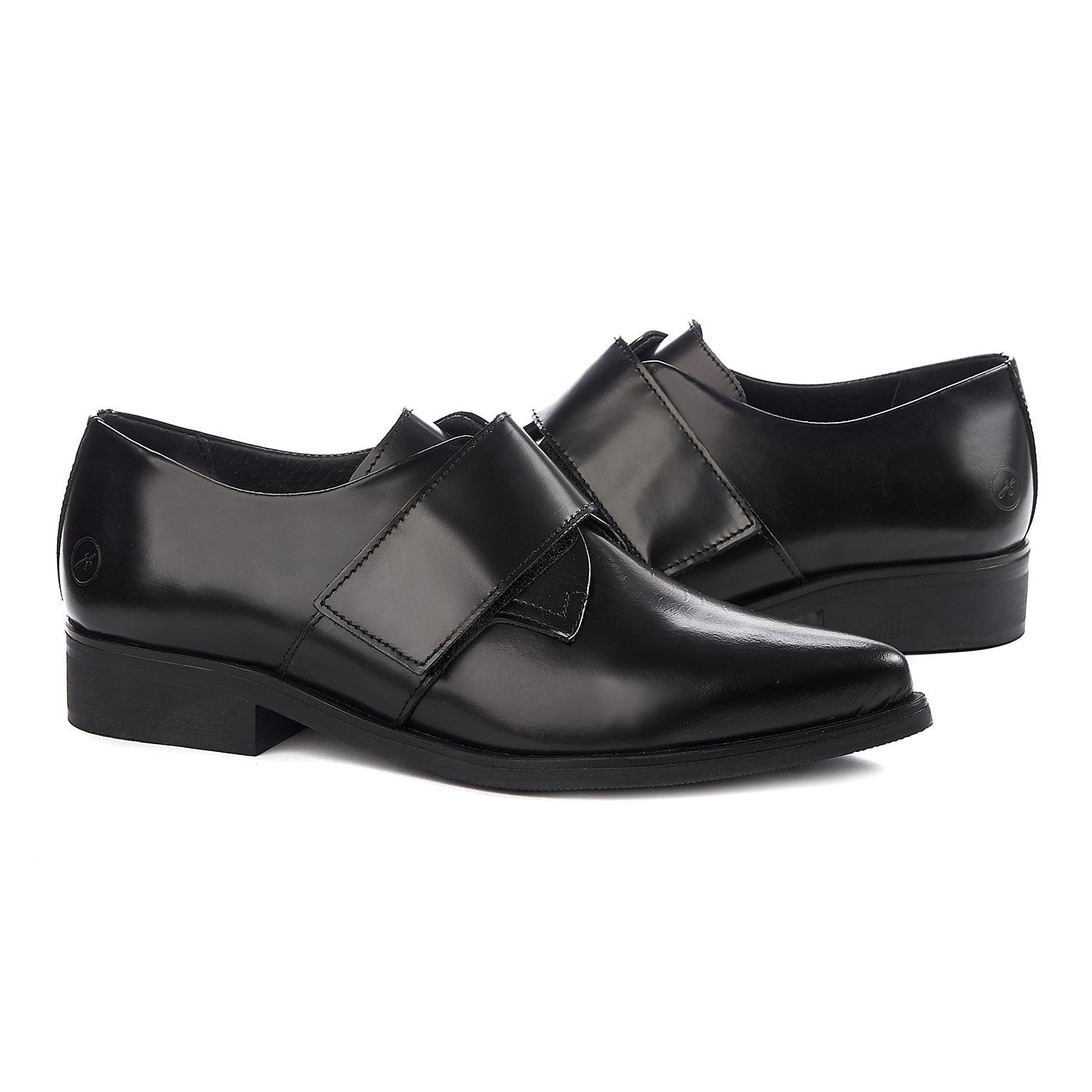 Bronx shoes natural leather black zln 0167