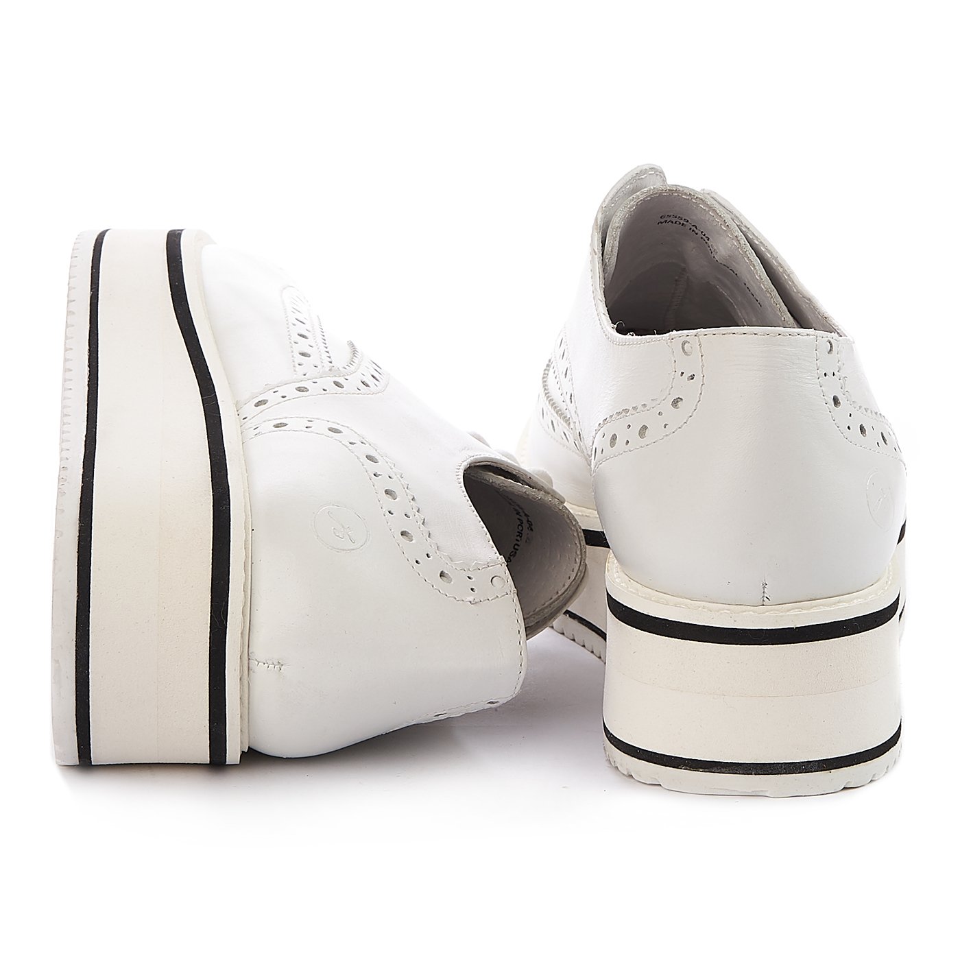 Bronx shoes natural leather white zln 0161