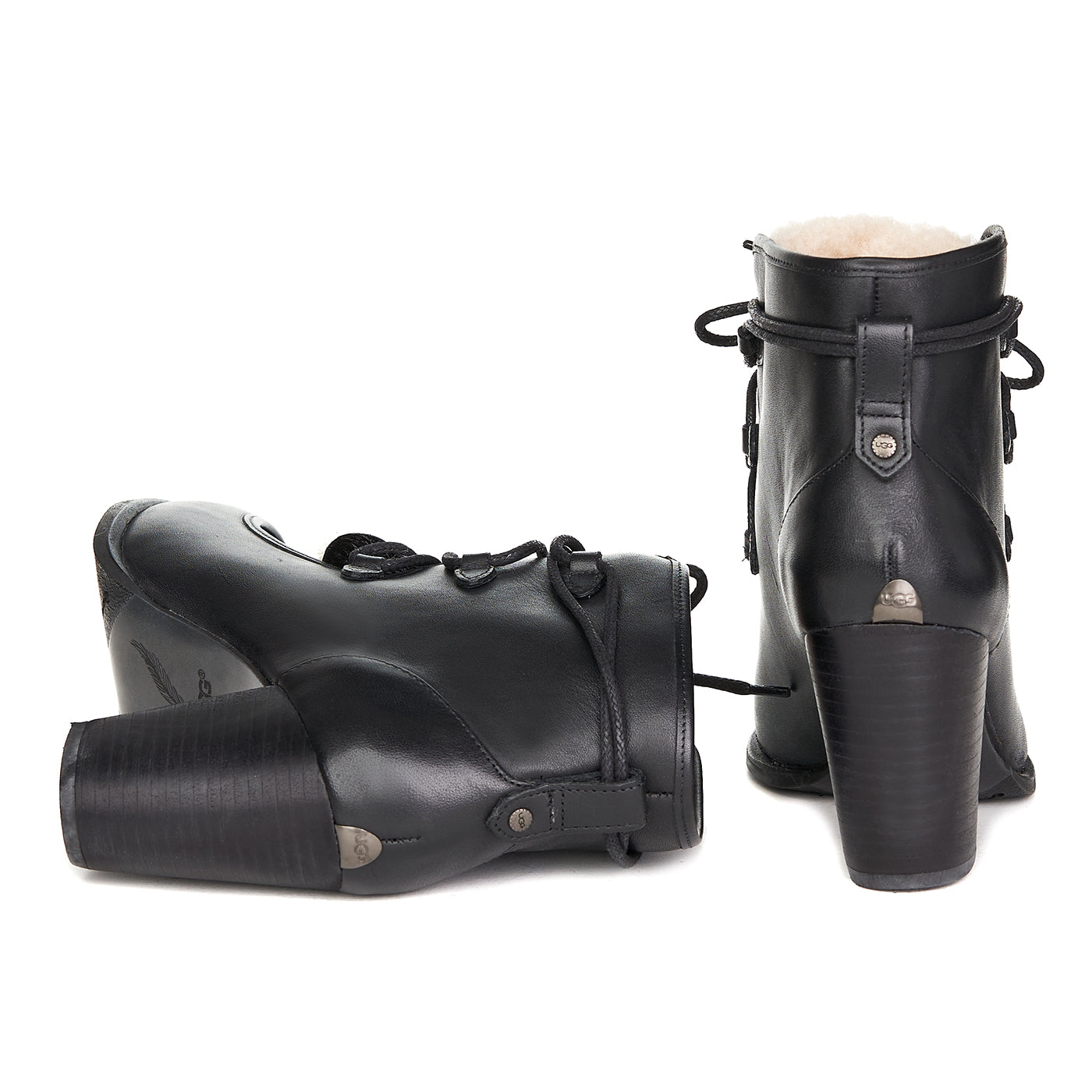 Ugg Buty Analise Analise Exposed Fur Natural Leather Zln 0600