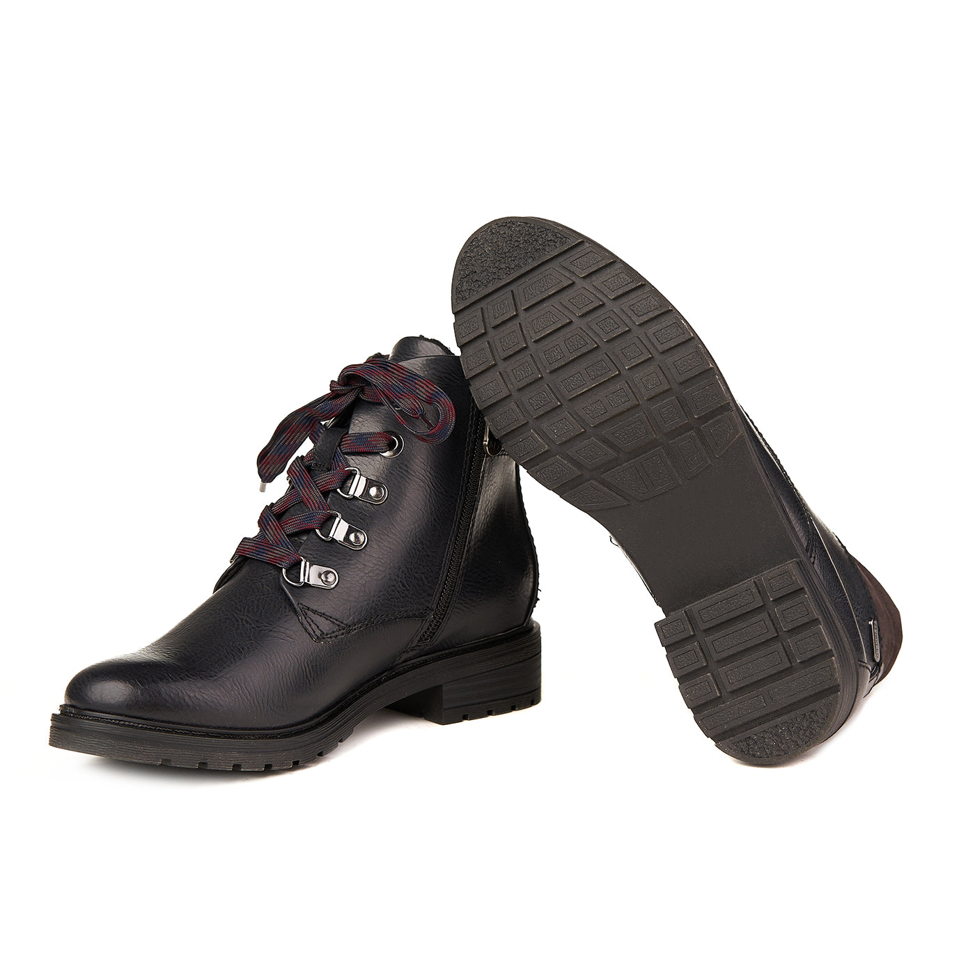 Marco Tozzi Navy Blue Ant Bured Boot Laarzen ZLN 0536