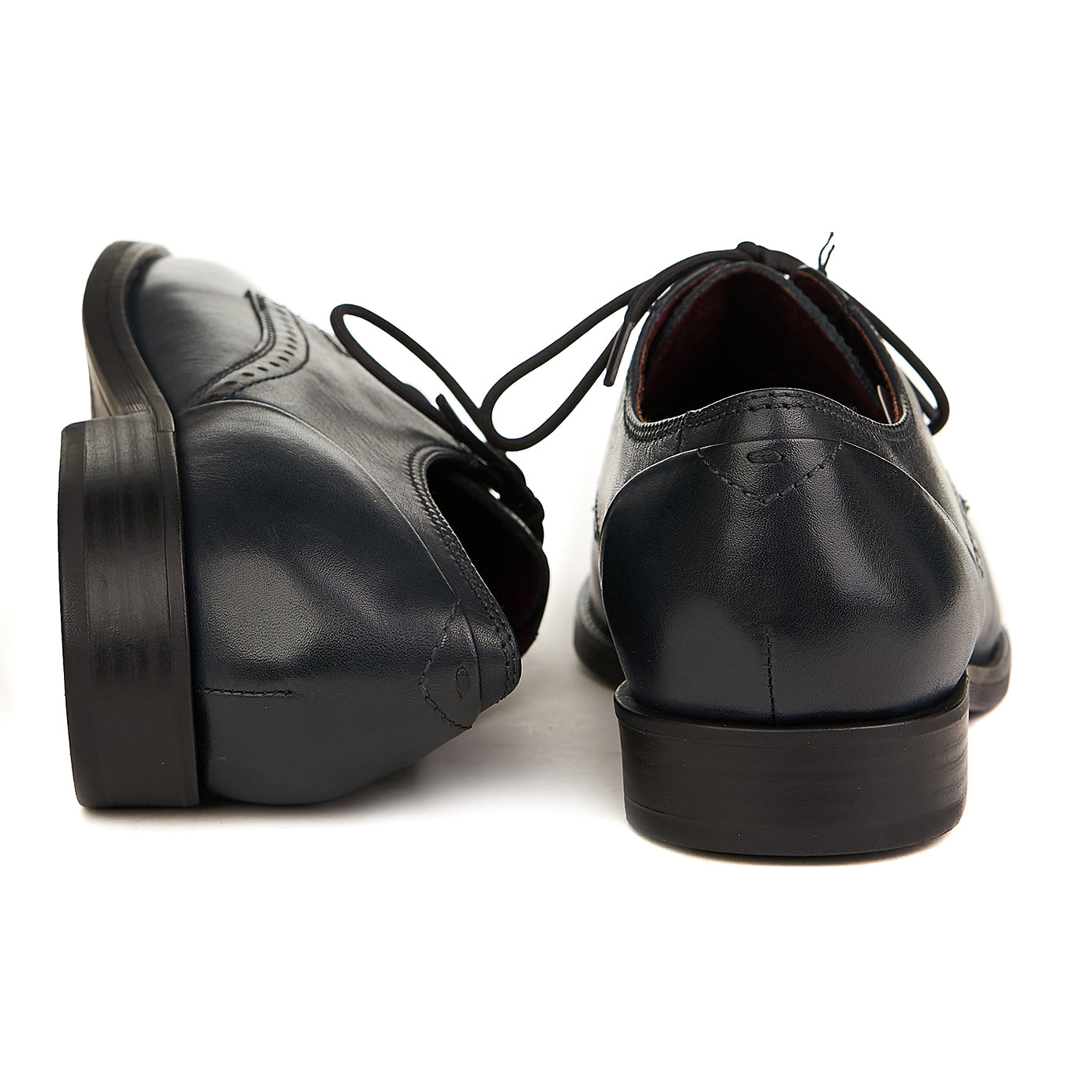 Tamaris oxford shoes natural leather navy blue zln 0519