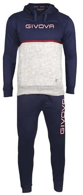 Sportset Givova Italia Blue-Grigio-Lgrey XL