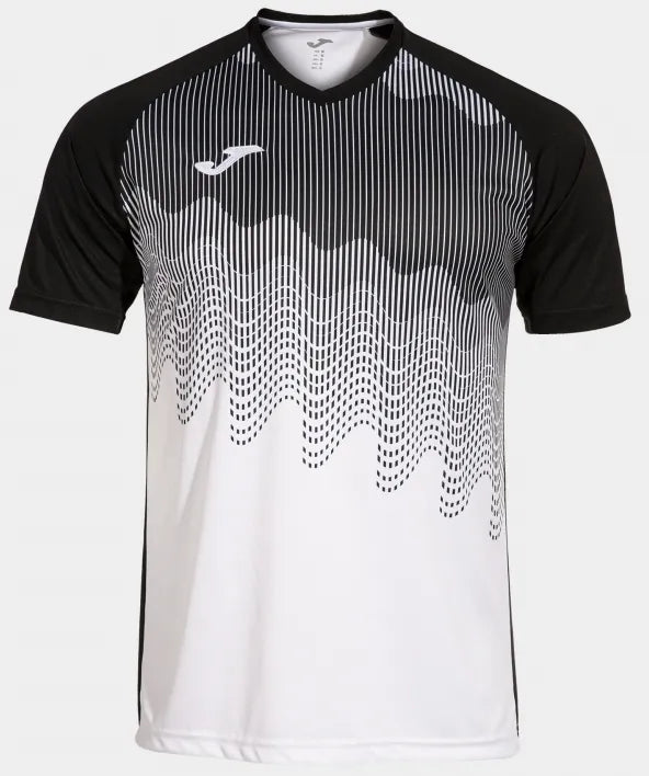 Męska koszulka Joma Tiger VI White-Black, XS