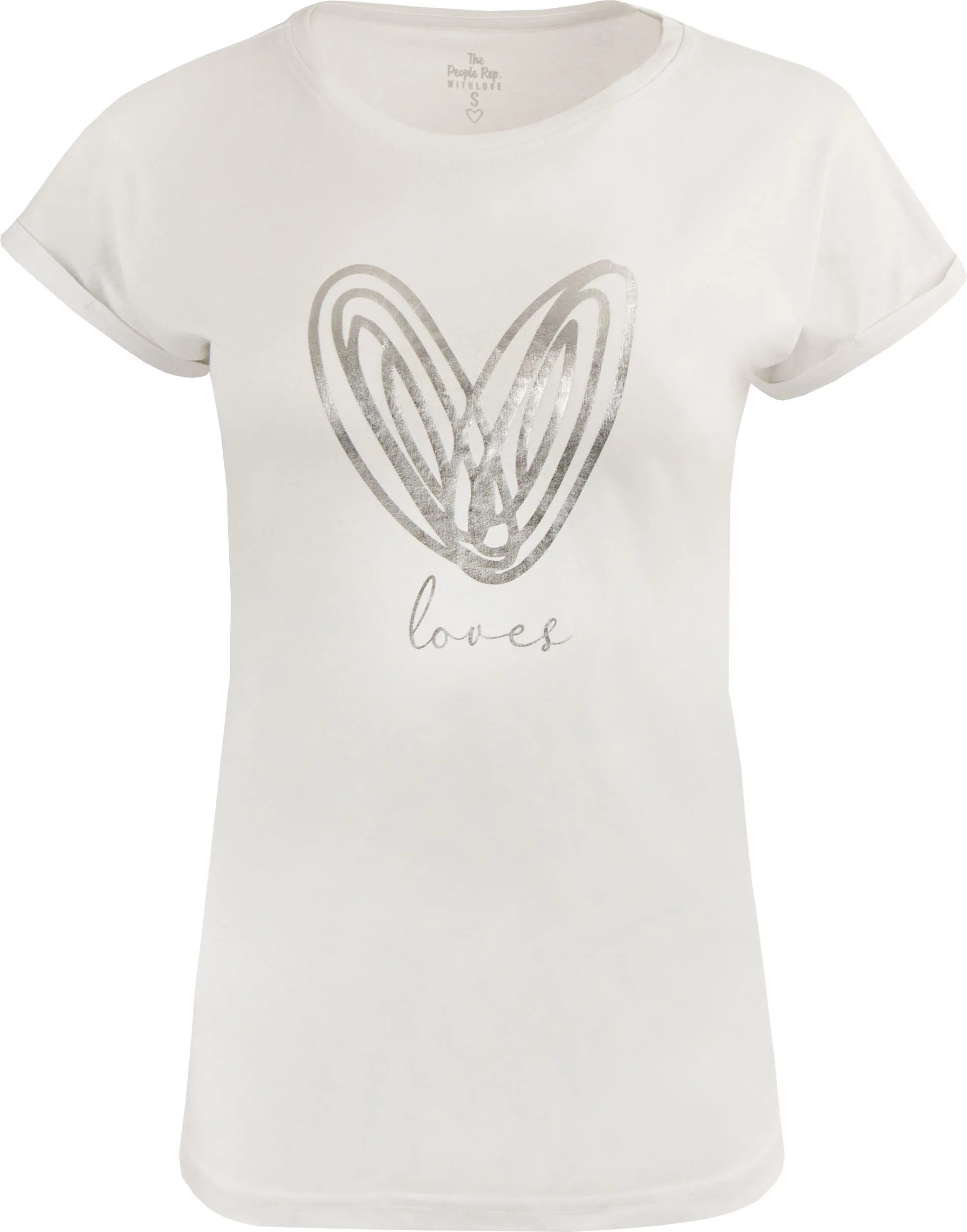 Damas t -shirt Isolde White M - Algodón suave y ajuste perfecto