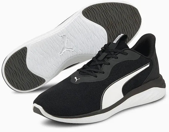 PUMA Men Running Shoes Black/White 42.5 - lepší pěna