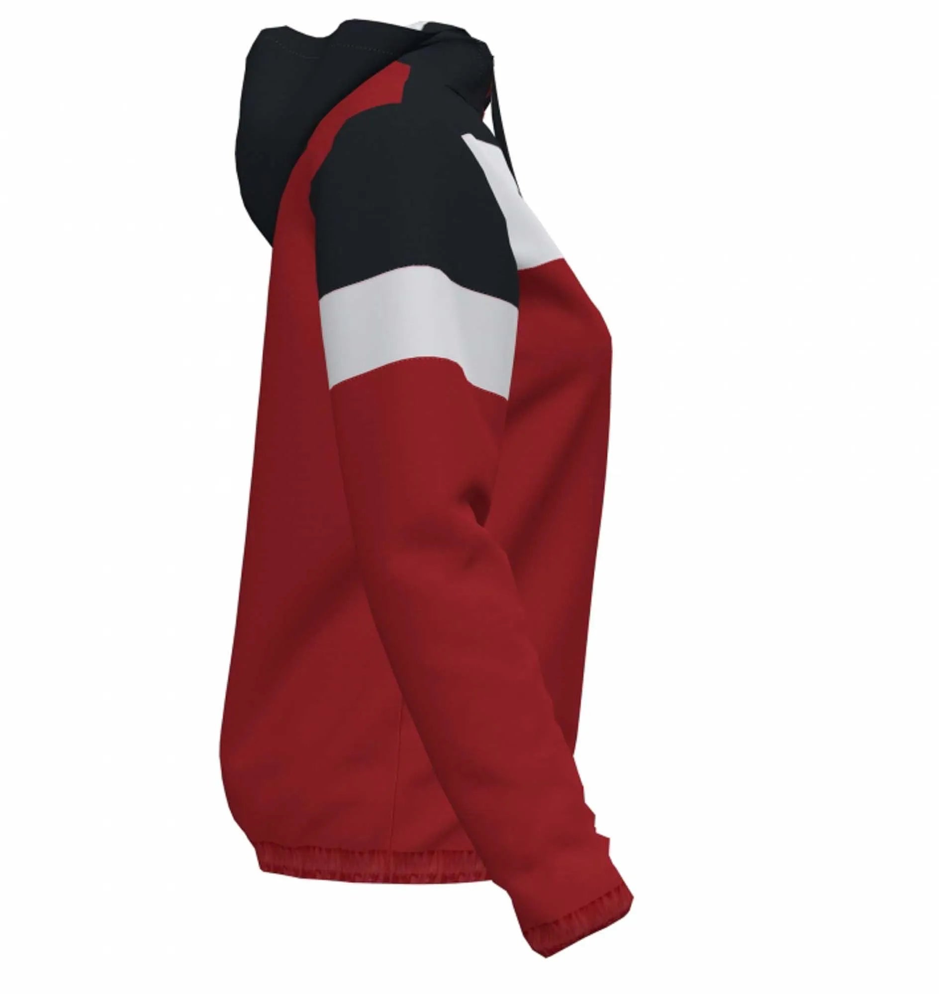 Jacket na mBan Joma Crew IV Rainjacket Dearg-Black 2xl