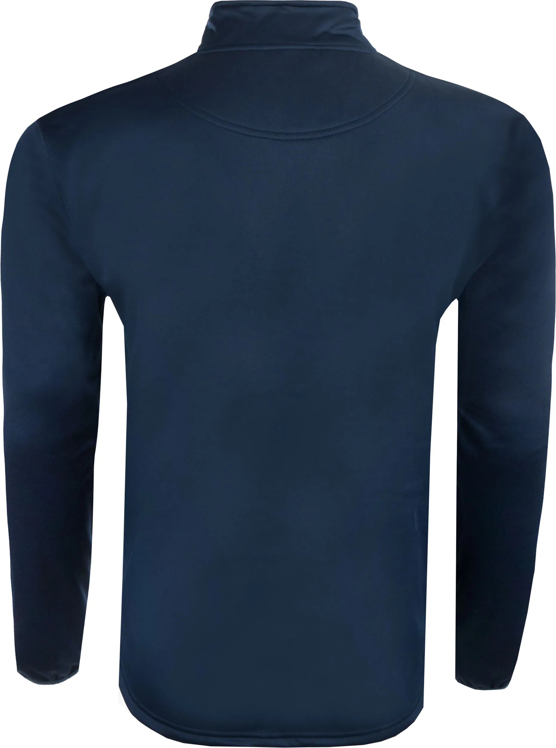 Mænd 1/4 ZIP Midlayer Navy - Åndbar og varm sweatshirt