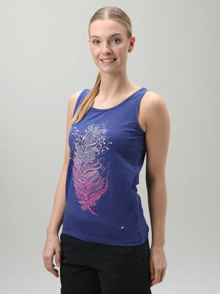 Dames Tanktop Loas Auli Blauw Blauw XS