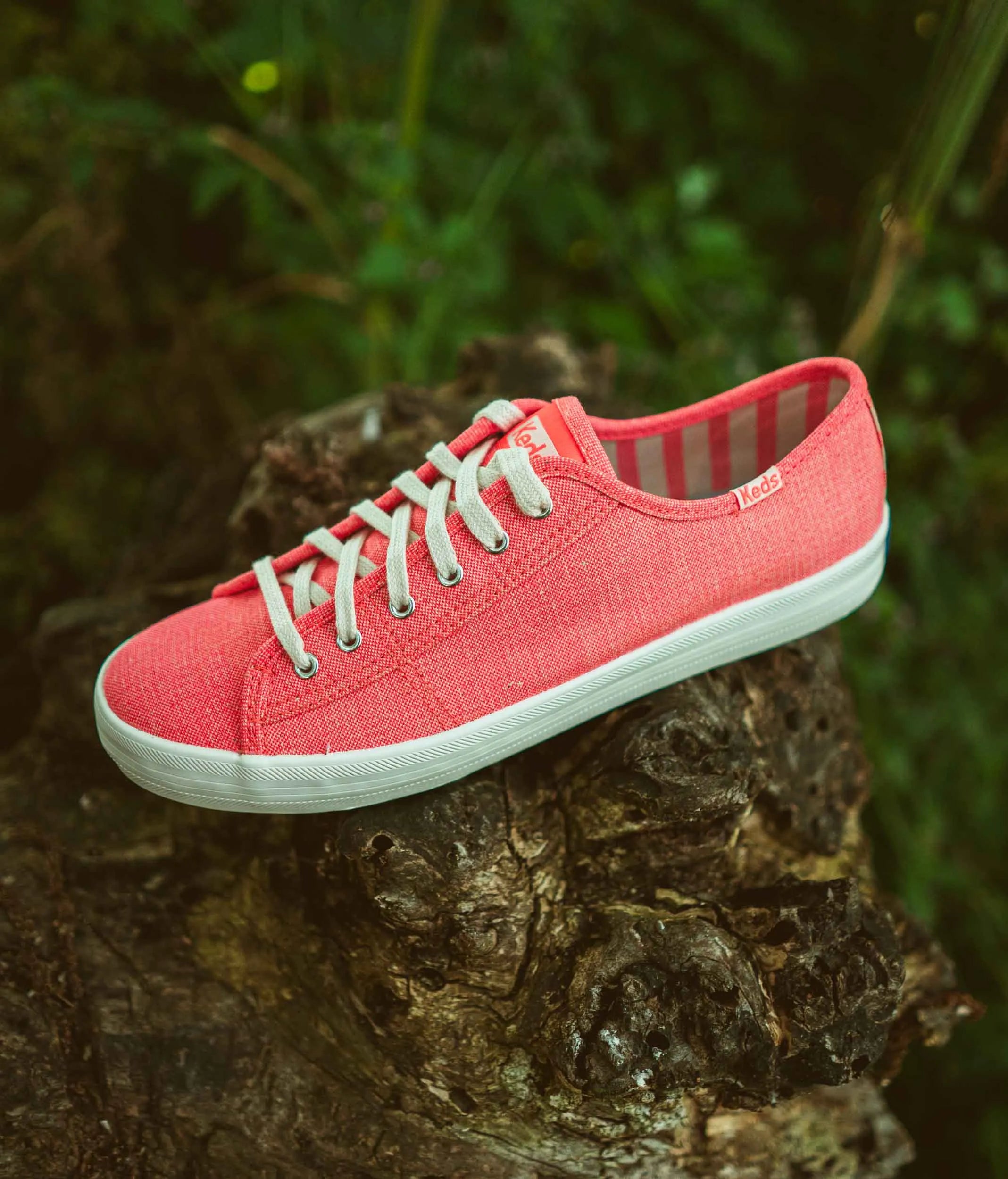 Chaussures féminines Keds WMS Kickstart Canvas Bright Coral Orange 39