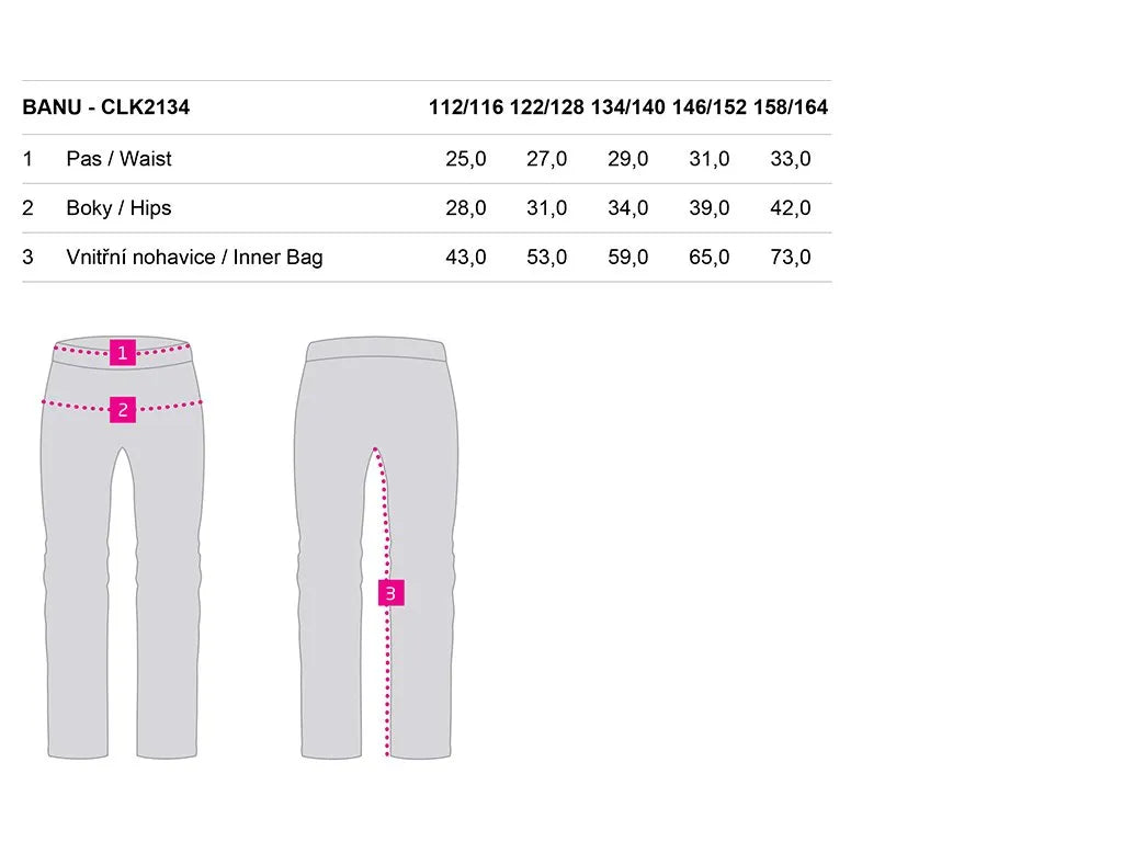 Leggings pour enfants Banu 116 - Coton doux et ajustement parfait