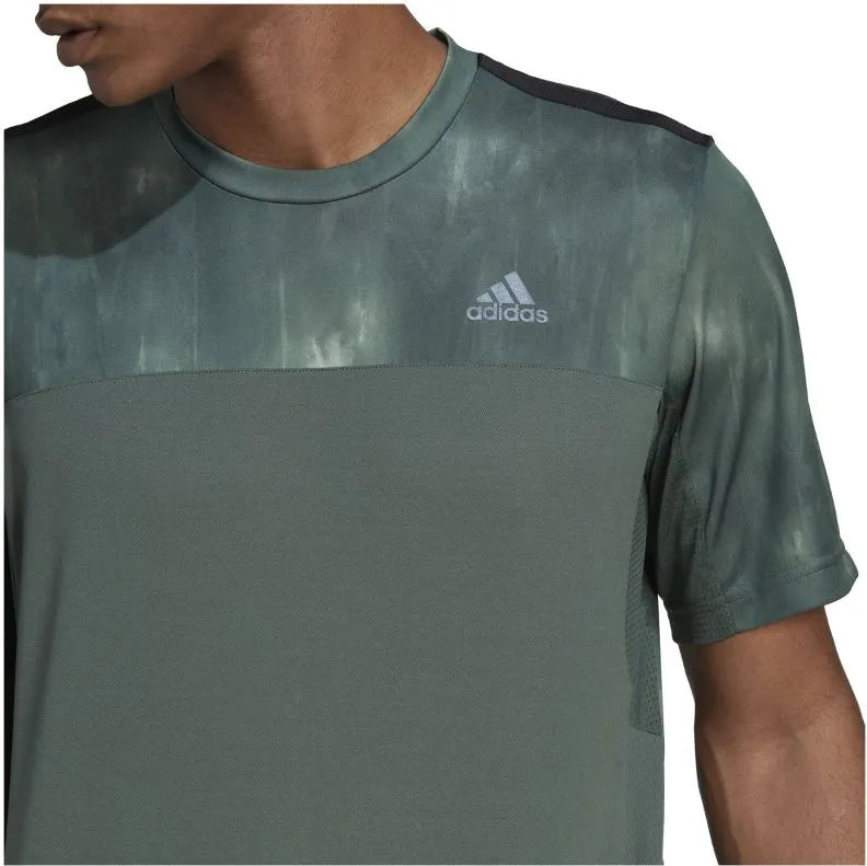 Adidas aeroready Männer T -Shirt Green M - atmungsaktiv & sportlich