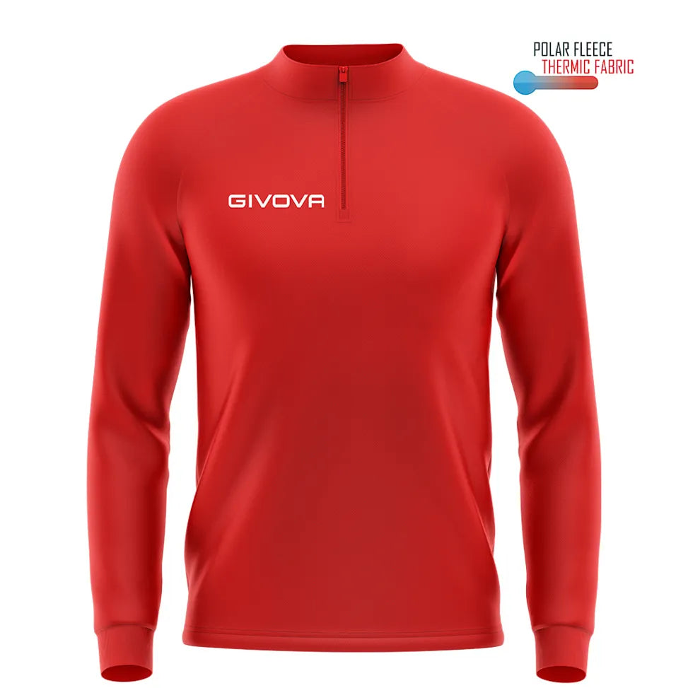 Sport sweatshirt givova maglia tecnica rood 3xl