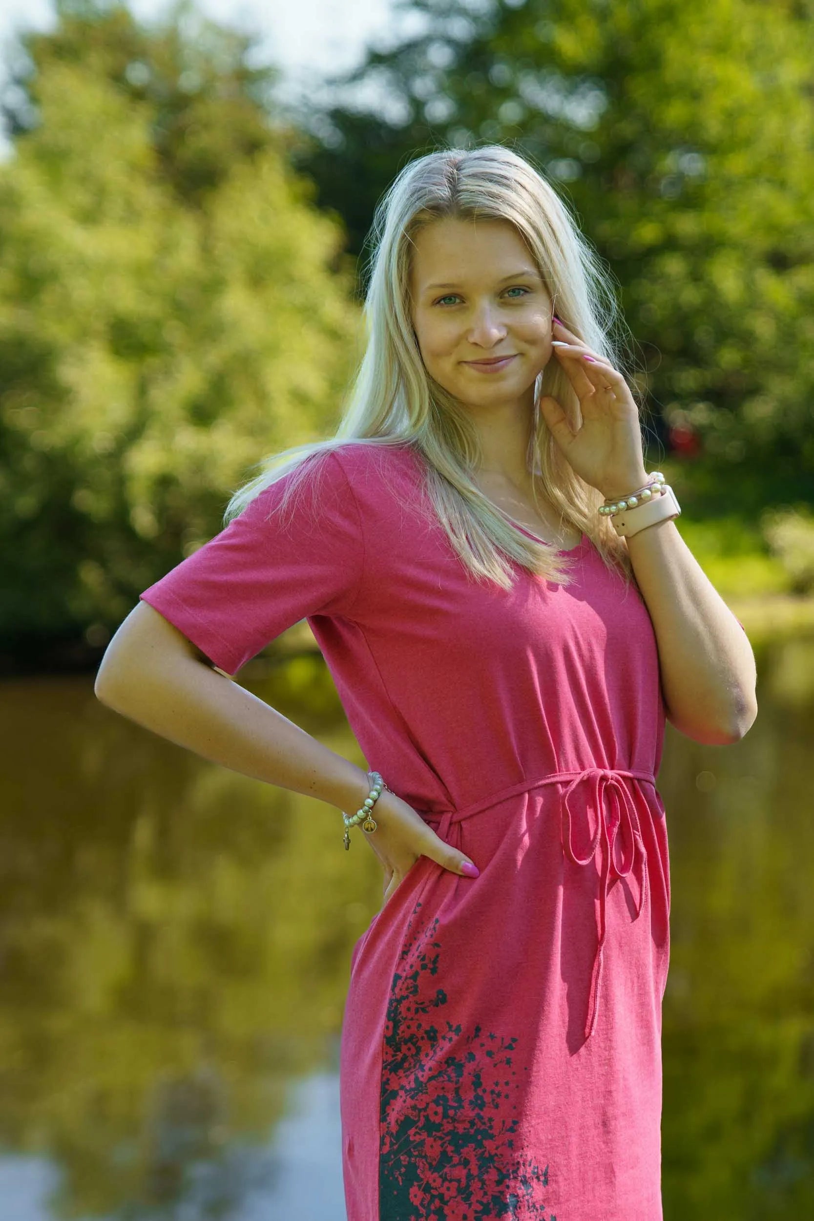 LOAP Abito da donna Aurora XL - Abito estivo di cotone leggero