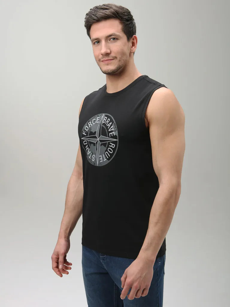 Heren Tanktop Loap Altranic Zwart Zwart M