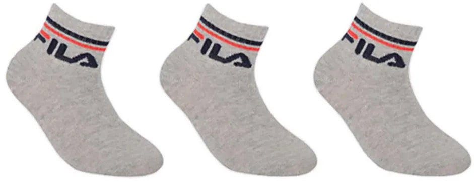 Stocaí Leanaí Fila 3-PACK Méid Grey 27-30-Soft & Durable