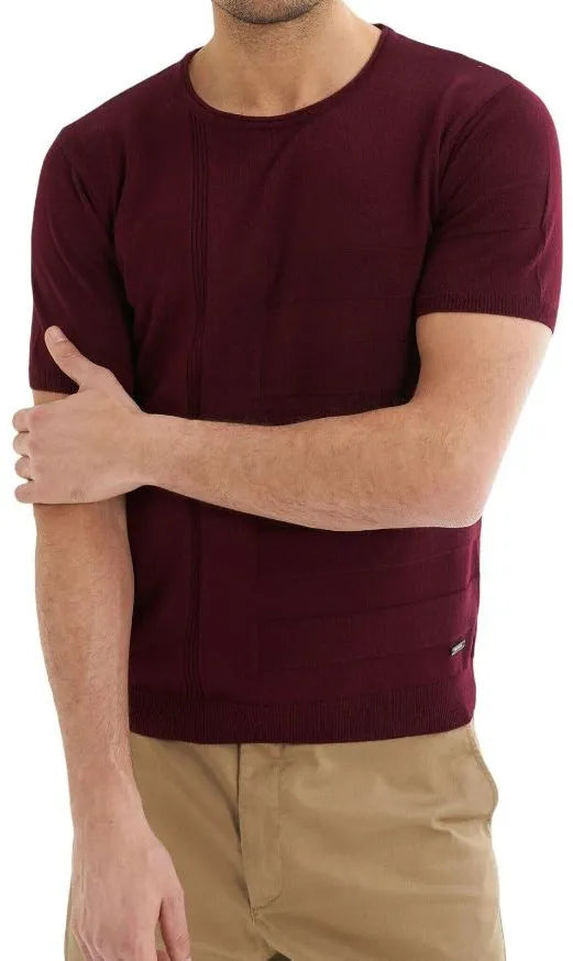 Camiseta masculina Jimmy Sanders Zeus Bordeaux Men, S