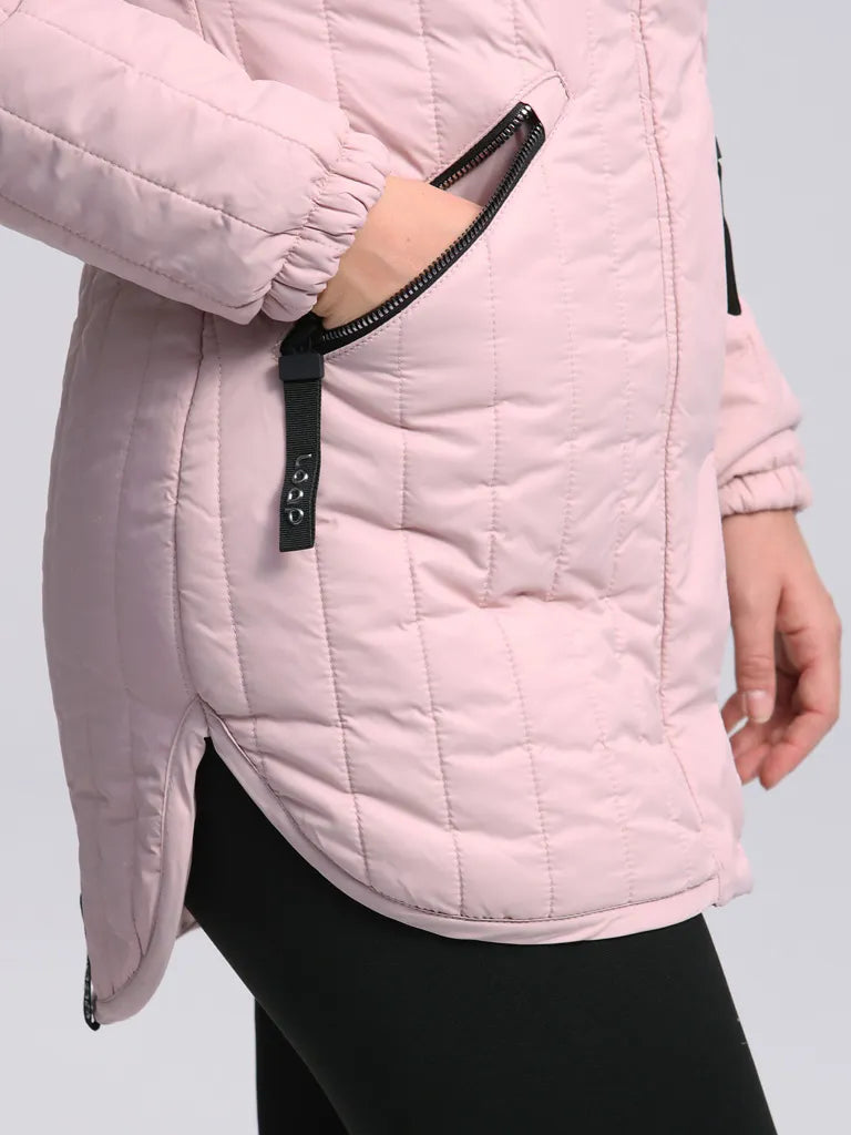 Chaqueta de invierno de damas cálidas Jenina L - agua -repelente y de moda