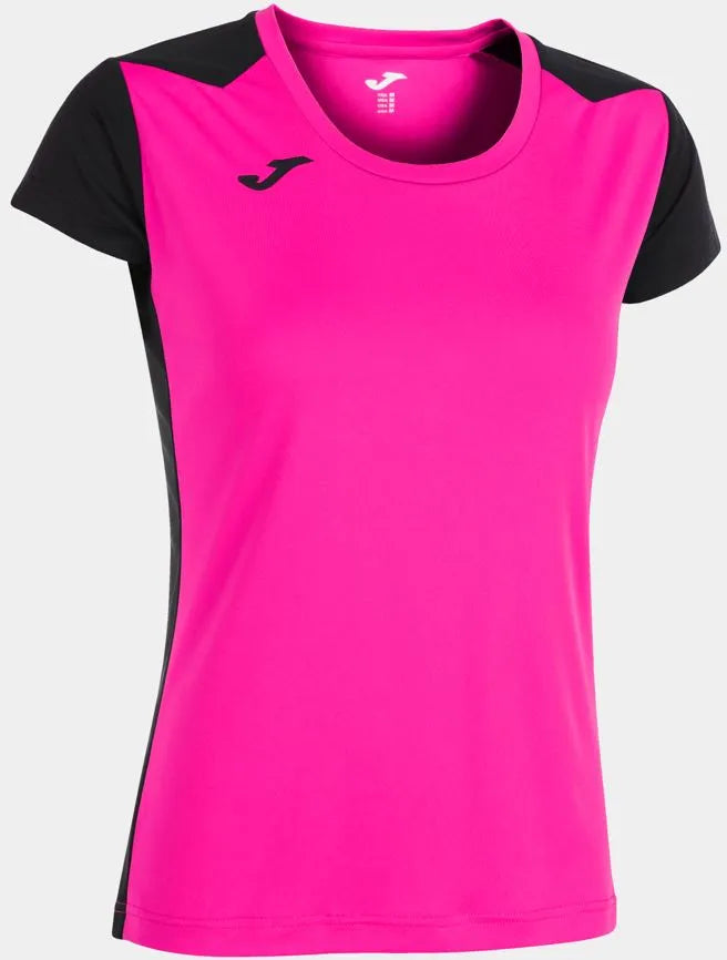 Women's joma record ii fluor pink t-shirt l