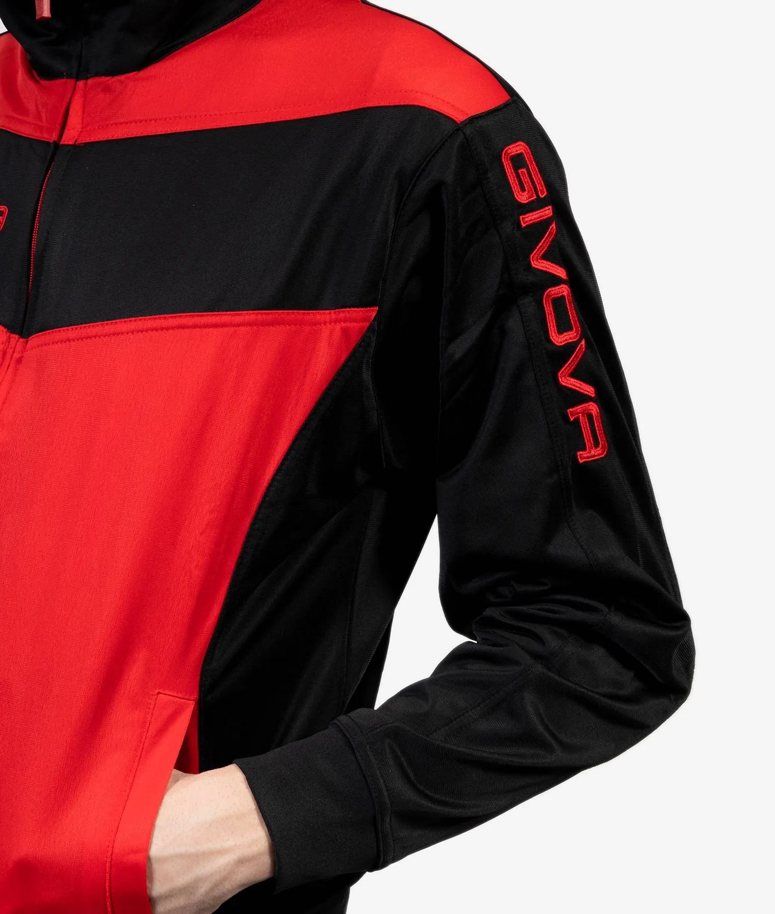 Sports Set Givova Luxury Red-Black S