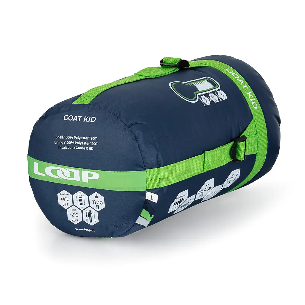 Kinderschlafsbag Laib Ziege L-Links: Warm & Duurzaam