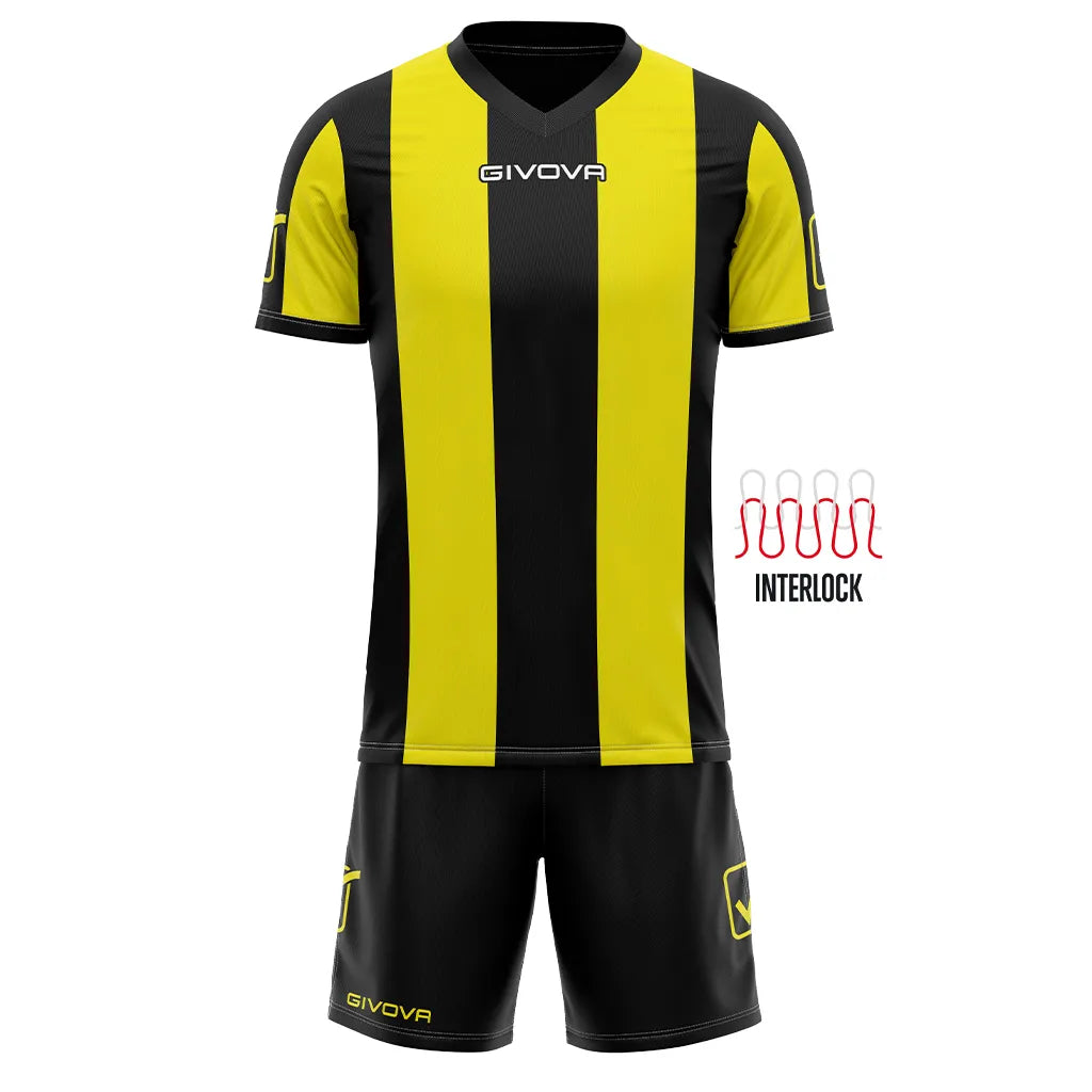 Sports set givova catalano yellow-black m