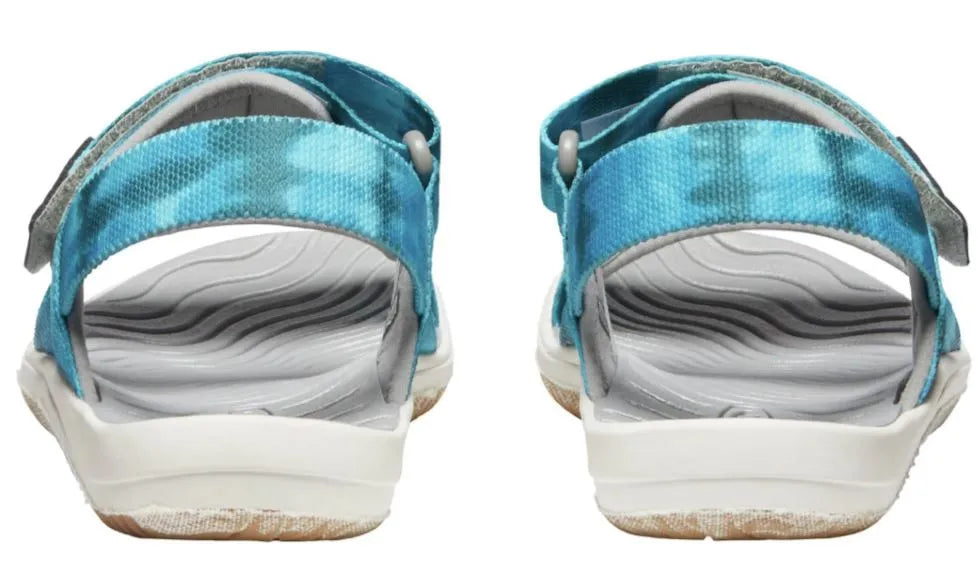 Keen jr elle backstrap sea mosse-fjord blue kids sandals 24