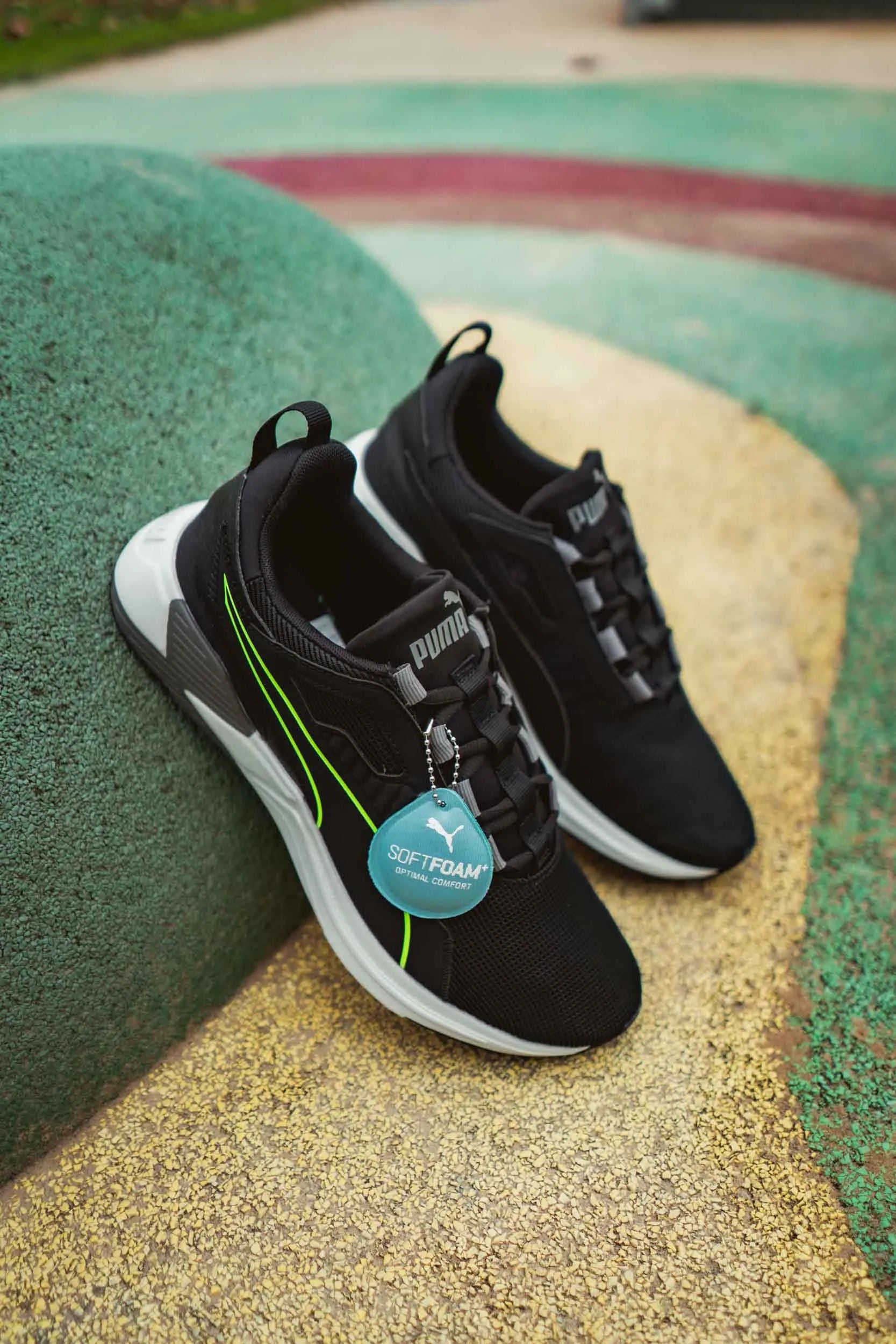 Puma XT Sneakers Men Black/Green/Grey Size 42.5