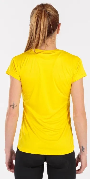 Kvinnors t-shirt Joma Record II gul, s