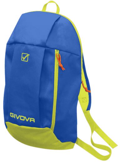 Backpack Givova Zaino Capo Royal Blue-Amarillo Fluo