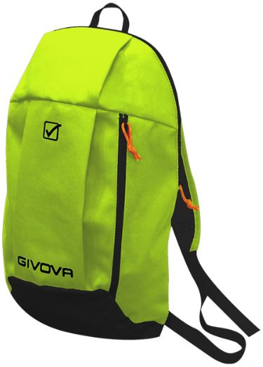 Backpack Givova Zaino Capo Amarillo Fluo-Black