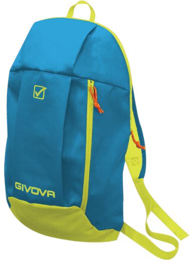 Backpack Givova Zaino Capo Turquesa-Amariloo Fluo