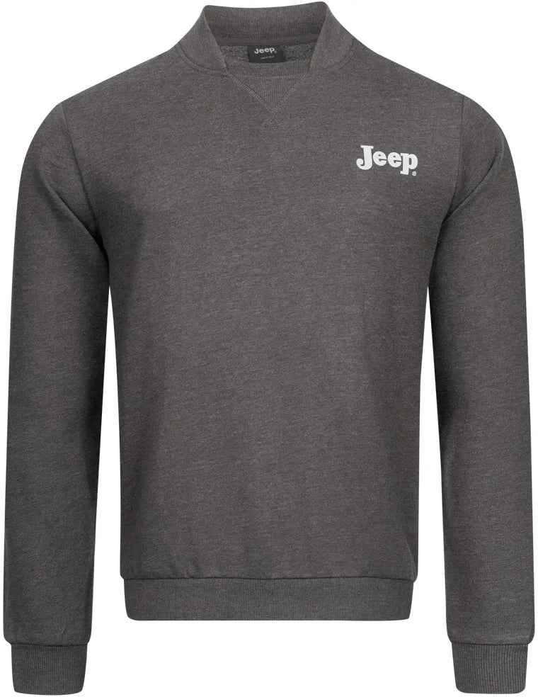 Jeep Men Bomber Sweetshirt de algodão