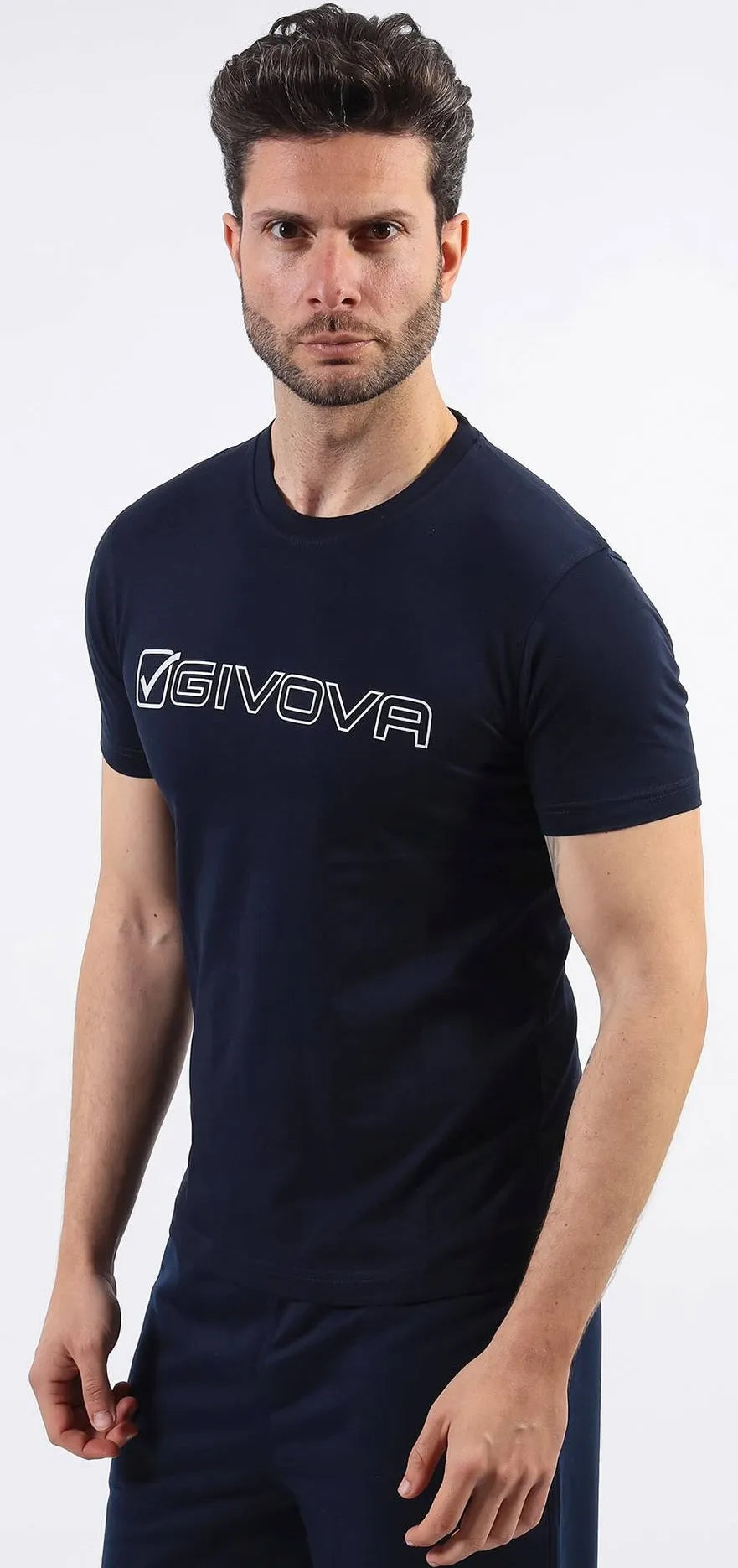 Bavlněné tričko Givova Mondo Blue 5xl