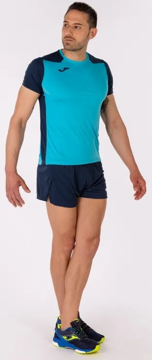 Men's joma record ii fluor turquoise t-shirt s