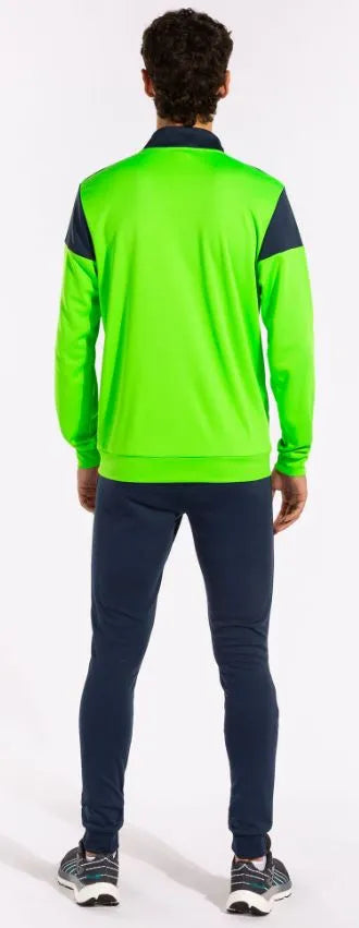 Sports Set Joma Oxford Tracksuit Fluor Green Navy, XS