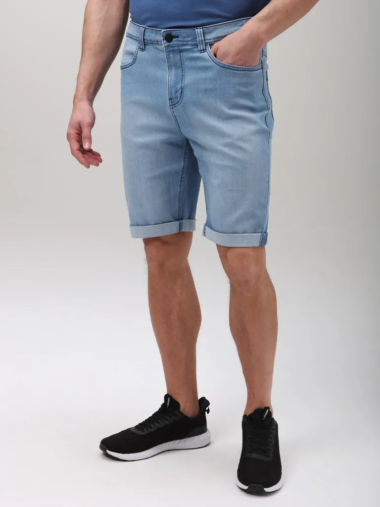 Heren shorts Loap Devoran St. Blauz Bauw S