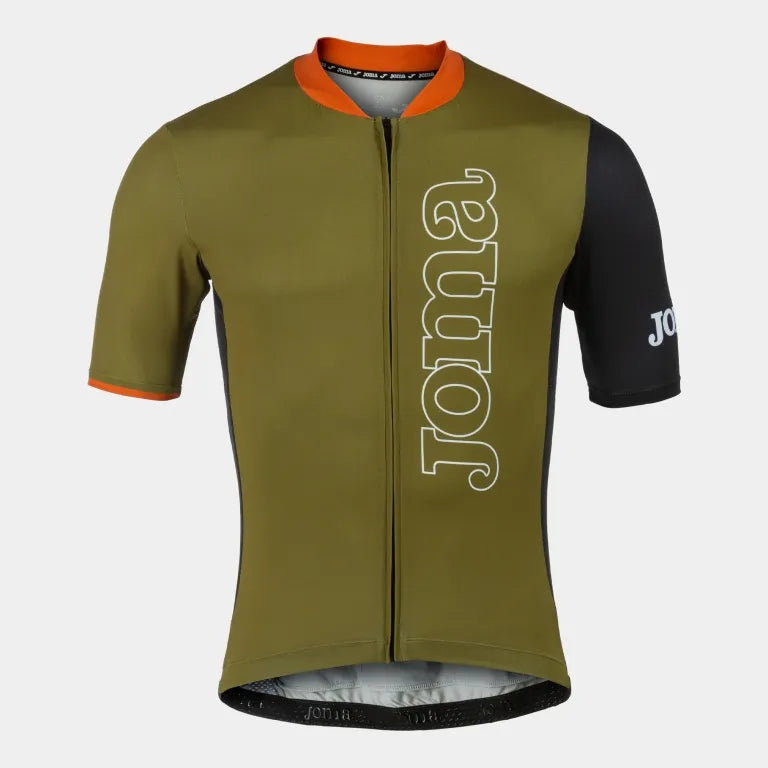 Kolarstwo Jersey Joma Crono Cycling Khaki Black Green L.