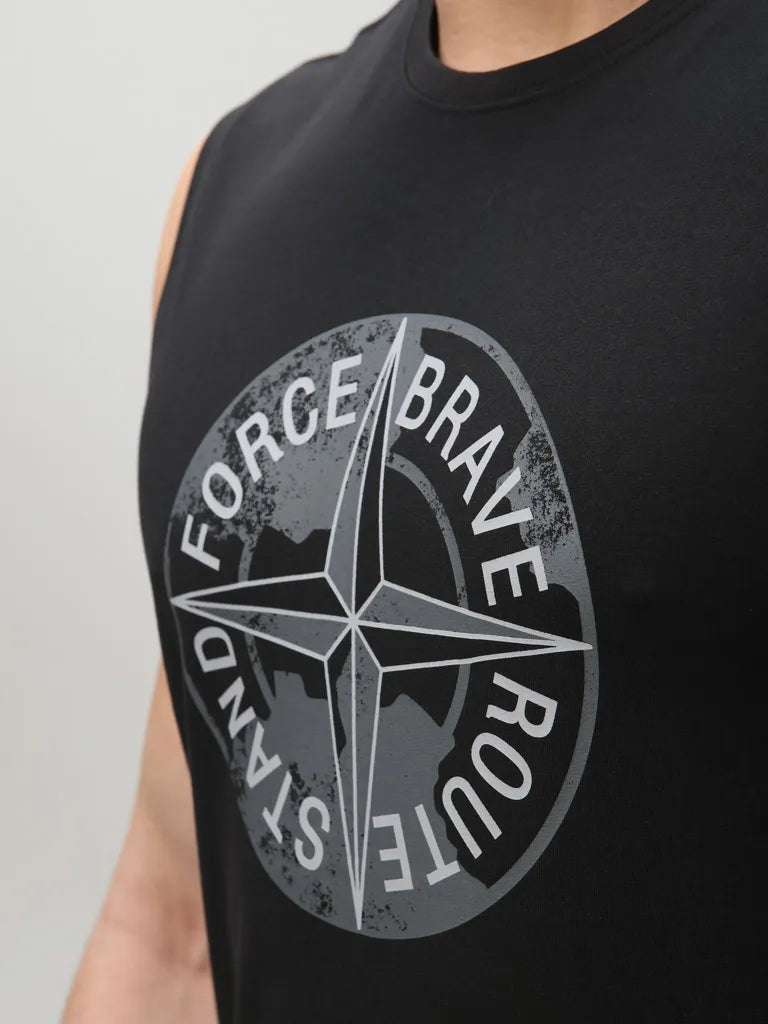 HEREN TANKTOP LOAP ALTRANIC ZWART ZWART S