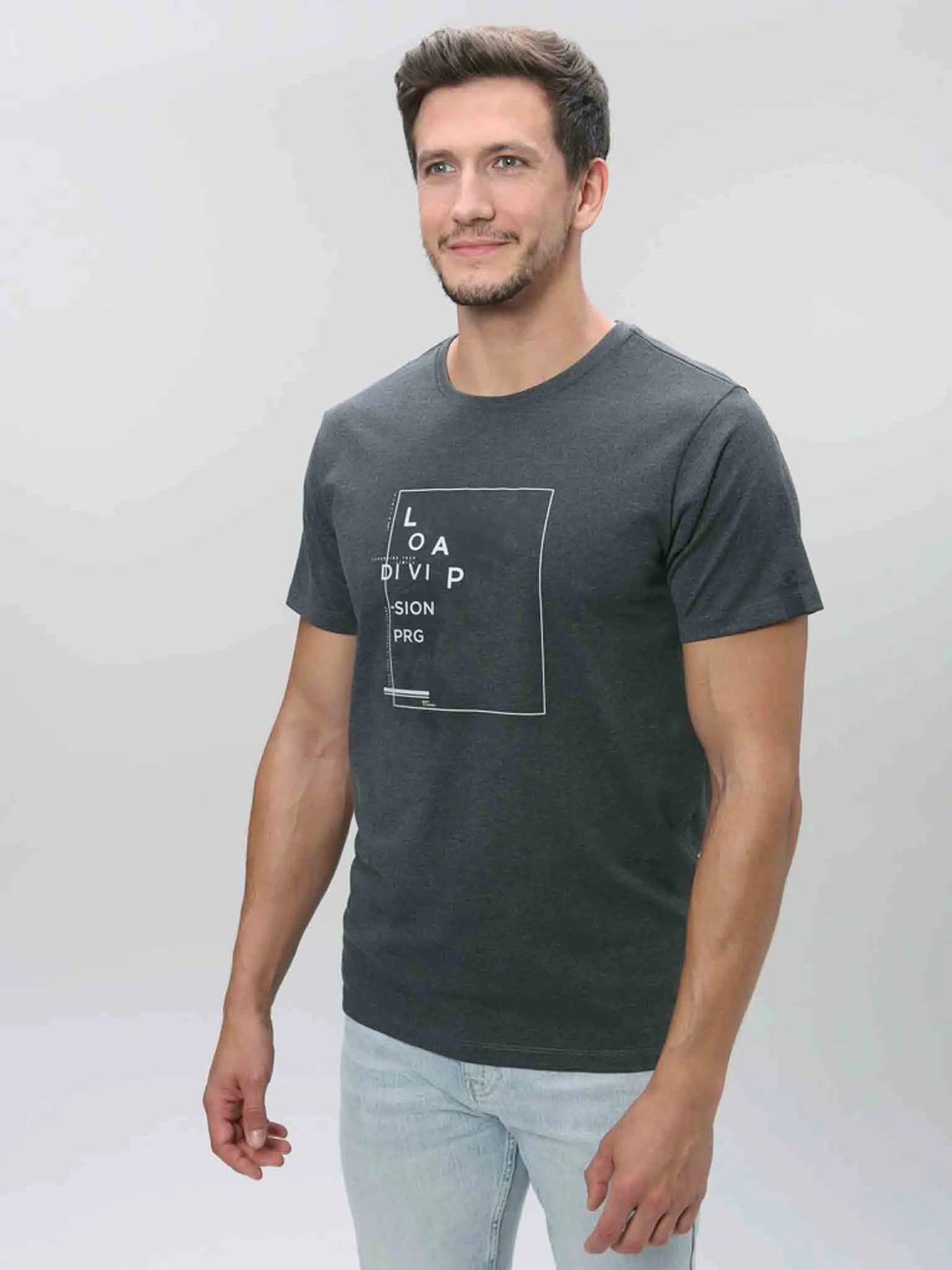 Men's t-shirt loap bohor gray l