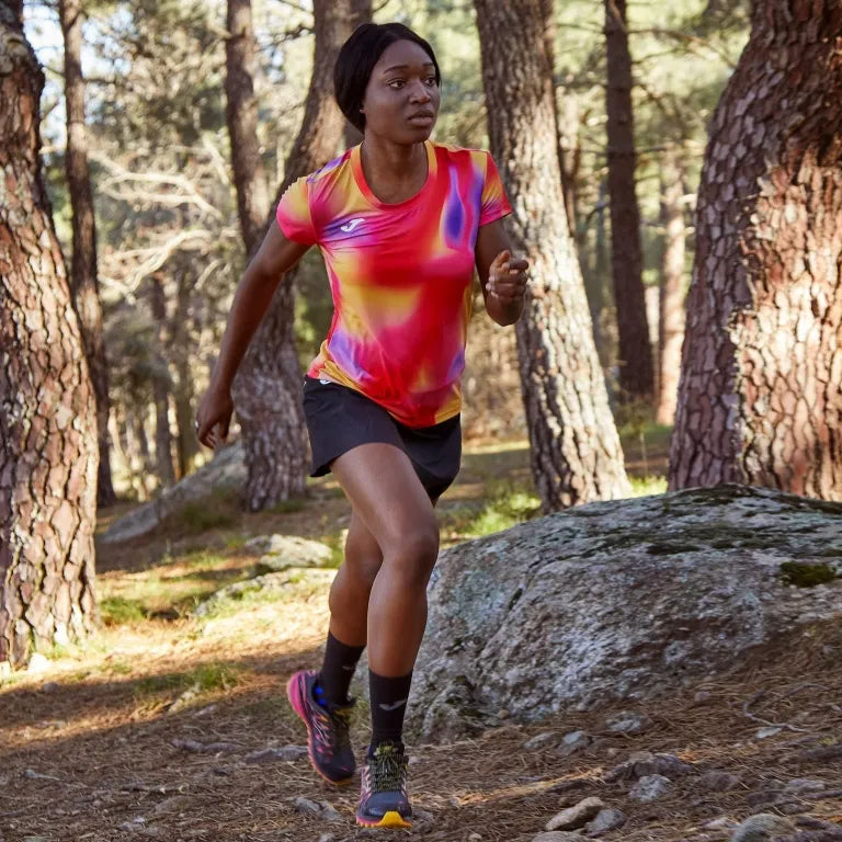 Dames lopende t-shirt Joma r-Trail Nature Orange, XS